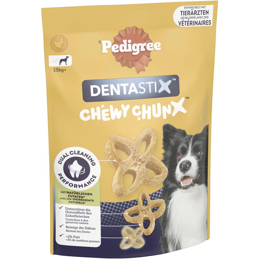 Produktabbildung Pedigree Hunde-Snack Dentastix, Chewy Chun, Huhn