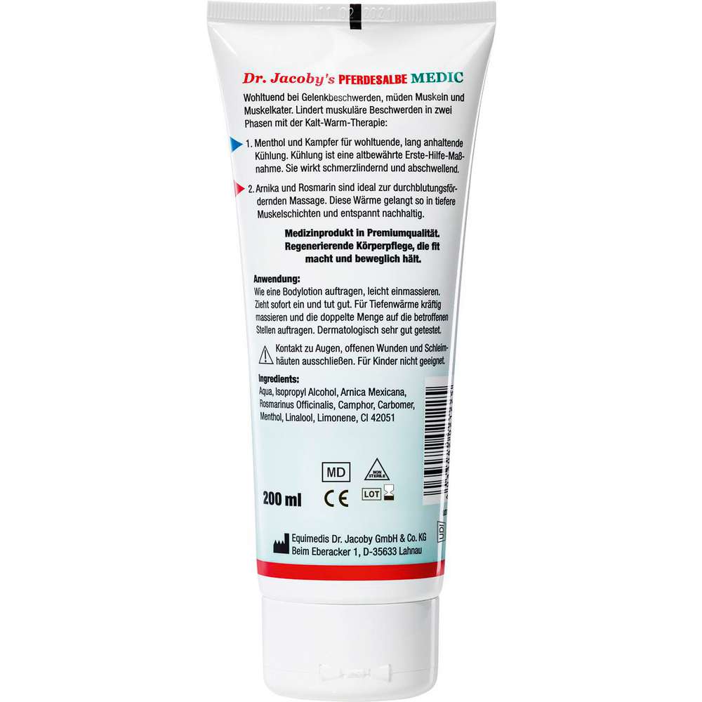 Produktabbildung Dr. Jacoby's Pferdesalbe Medic