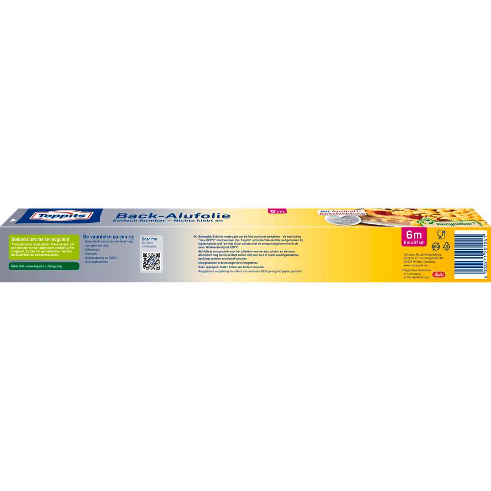Produktabbildung Toppits Back-Alufolie, 6m