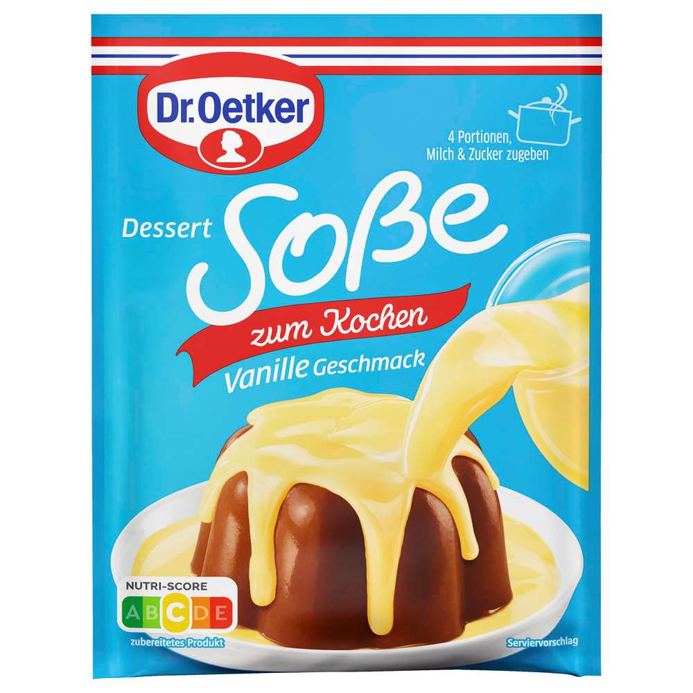 Produktabbildung Dr. Oetker Dessertsoße zum Kochen, Vanille