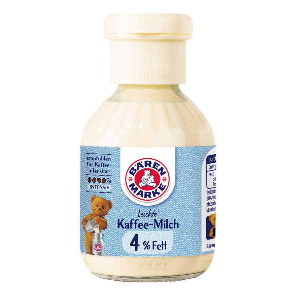 Produktabbildung Bärenmarke Kaffee-Milch, Die leichte 4% Fett