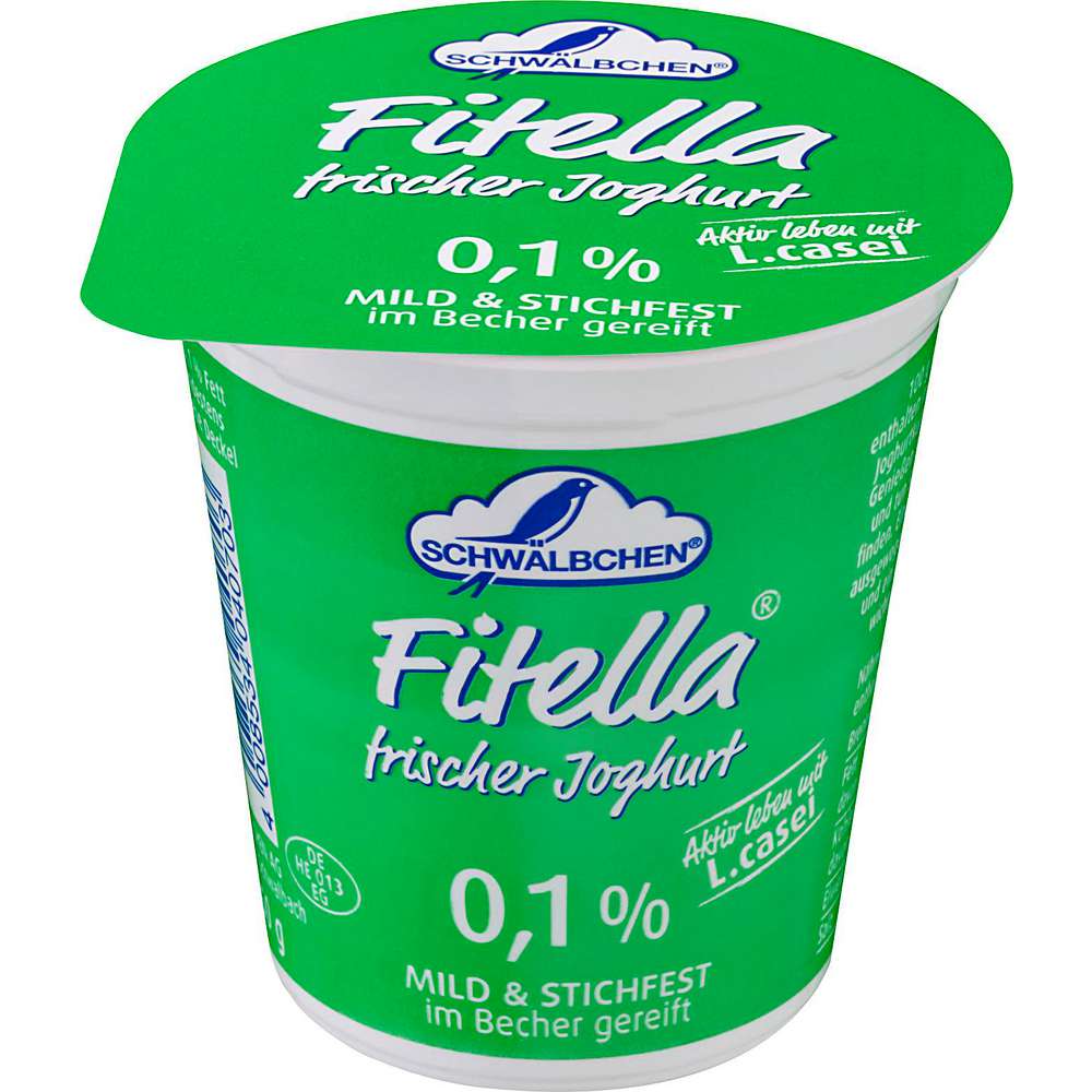 Produktabbildung Schwälbchen Naturjoghurt Fitella 0,1%