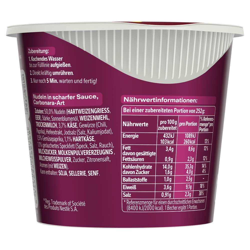 Produktabbildung Maggi 5 Minuten Terrine Spicy Carbonara Style