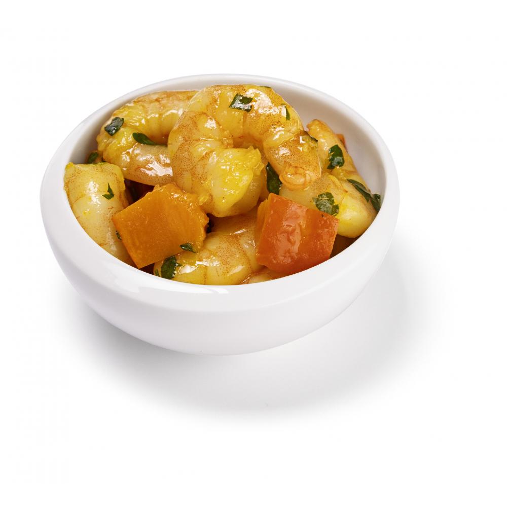 Produktabbildung keine Marke Kürbis-Garnelensalat, 100 g