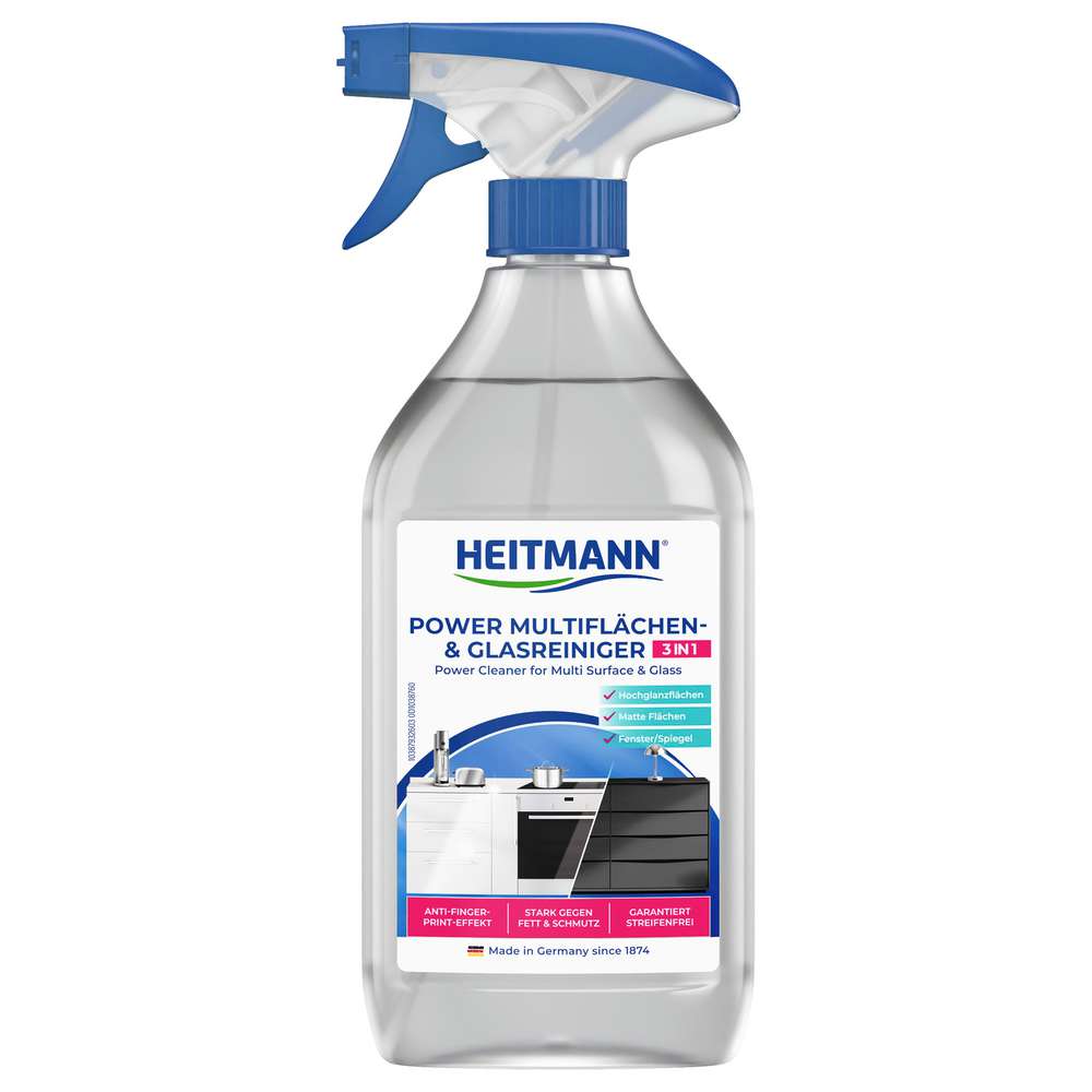 Produktabbildung Heitmann Multiflächen & Glasreiniger 3in1