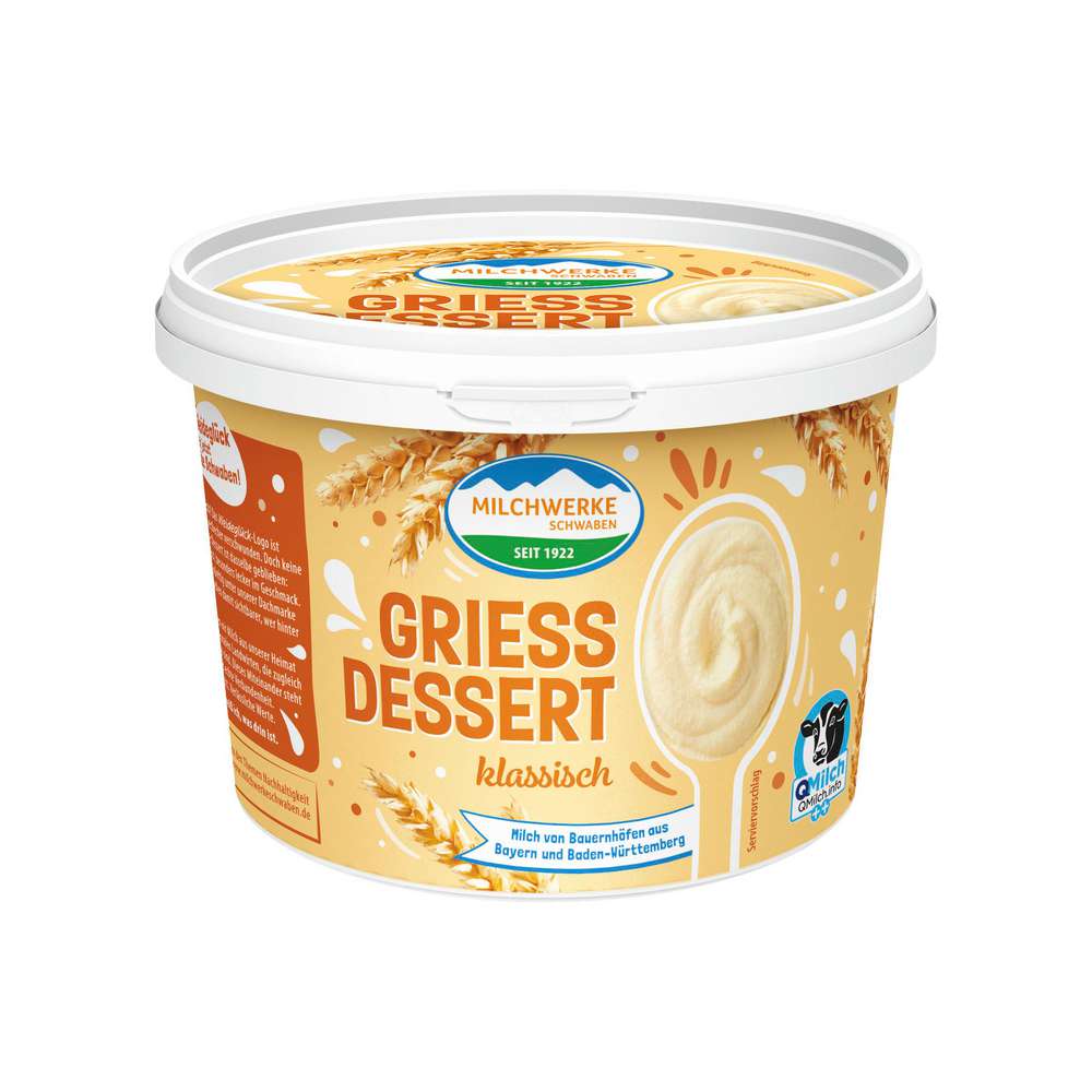Produktabbildung Milchwerke Schwaben Grieß-Dessert Klassisch