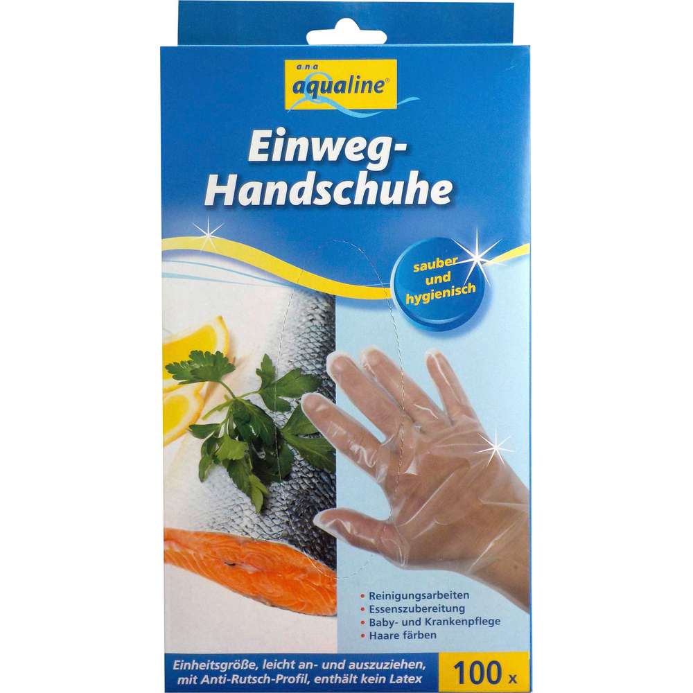 Produktabbildung aQualine Einweghandschuhe im Dispenser