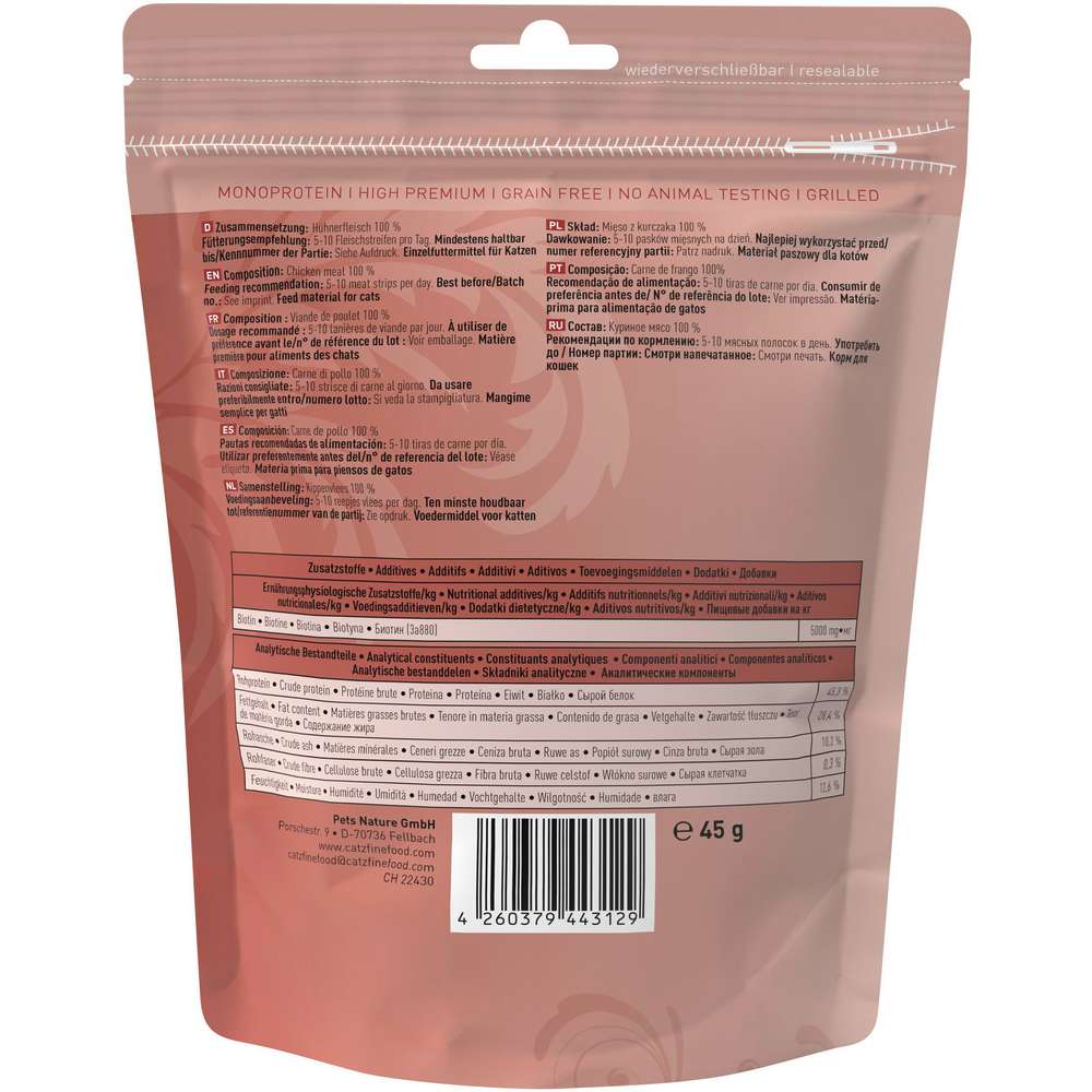 Produktabbildung catz finefood Katzen-Snacks Meatz, N° 3, Huhn