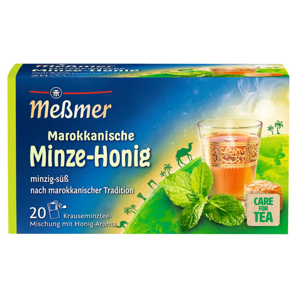 Produktabbildung Meßmer Krausmint-Tee Marokkanische Minze-Honig, erfrischend-süß