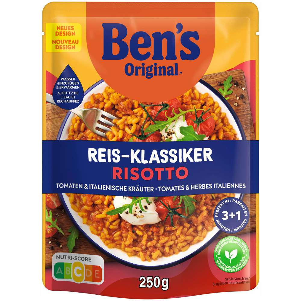 Produktabbildung BEN'S ORIGINAL Fertiggericht Risotto, Tomate & italienische Kräuter