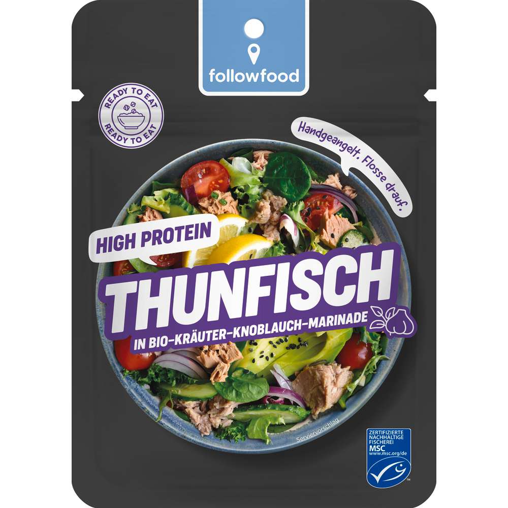 Produktabbildung Appel Thunfisch in BIO Kräuter-Knoblauch-Marinade