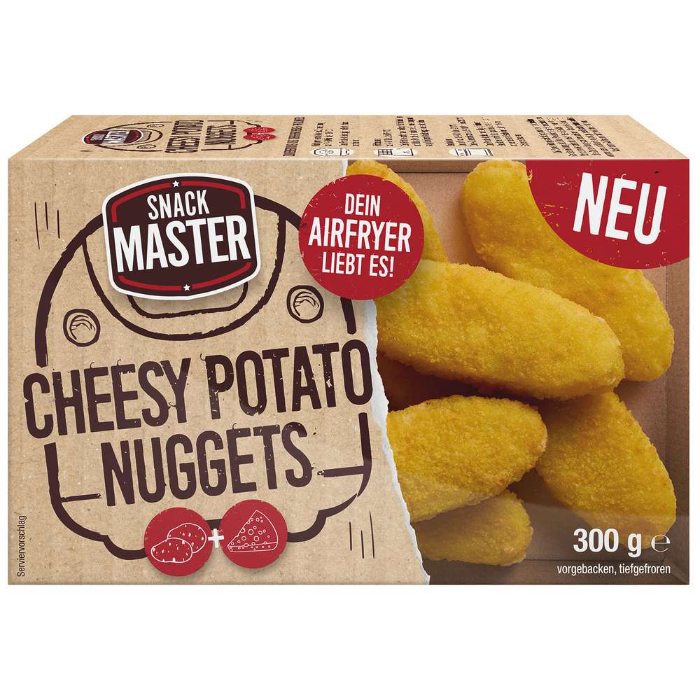 Produktabbildung Snackmaster Cheesy Potato Nuggets