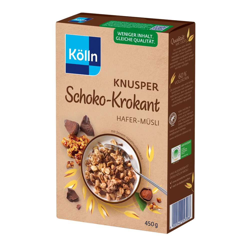 Produktabbildung Kölln Knusper-Müsli, Schoko-Krokant
