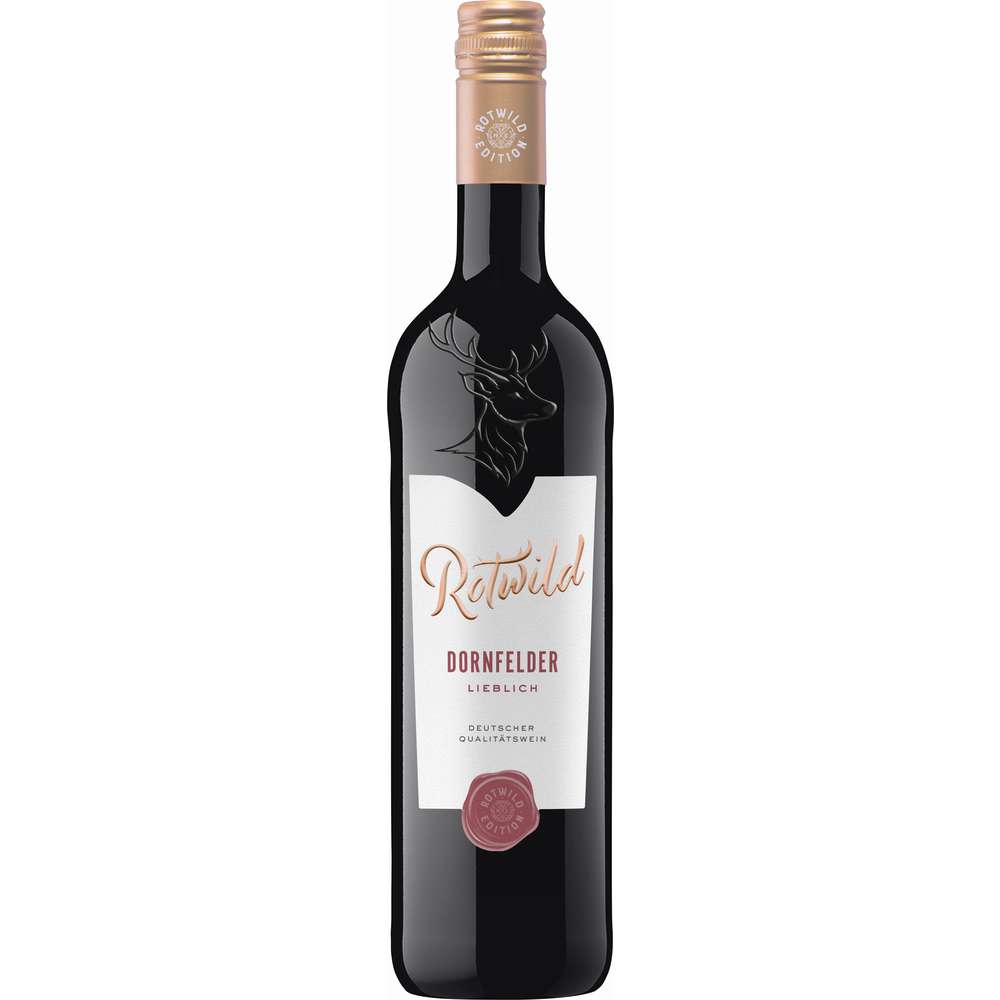Produktabbildung Rotwild Dornfelder lieblich DQW, Rotwein