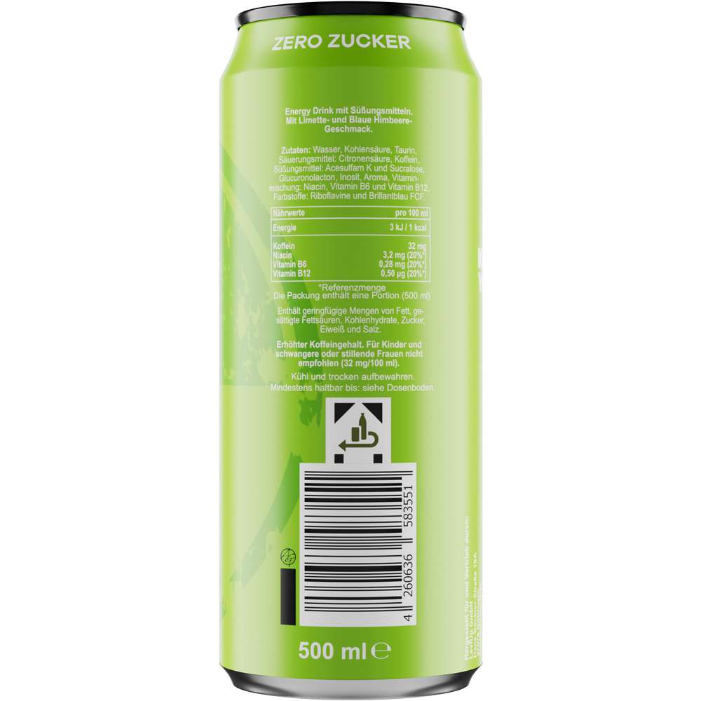 Produktabbildung LevlUp Gaming Drink, Nuke, Zero Zucker