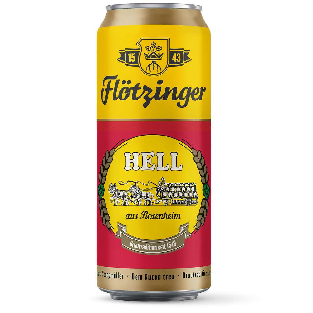 Produktabbildung Flötzinger Bier Hell