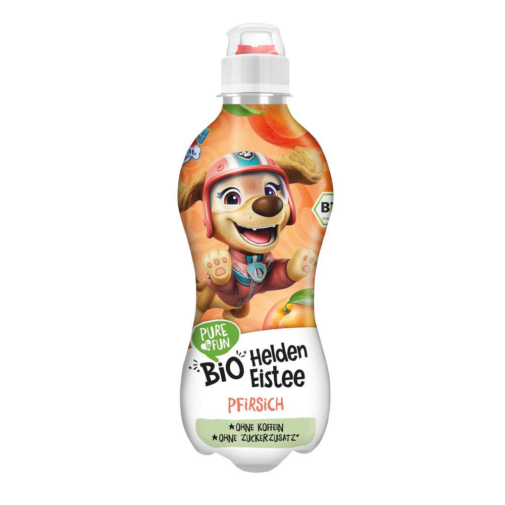 Produktabbildung Pure & Fun Bio Helden Eistee Pfirsich, Paw Patrol