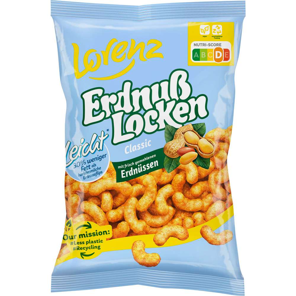 Produktabbildung Lorenz Flips Erdnusslocken, leicht