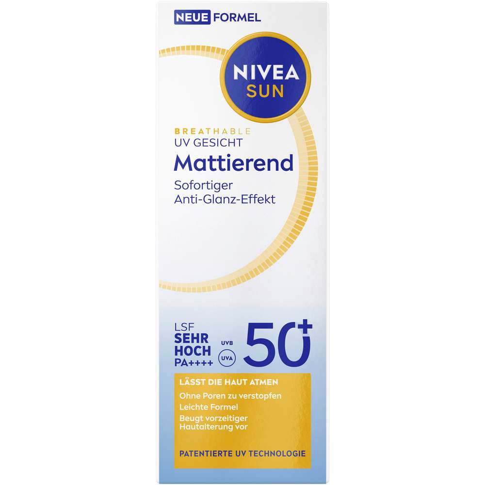 Produktabbildung Nivea Sun UV Gesichtssonnencreme mattierend LSF50+