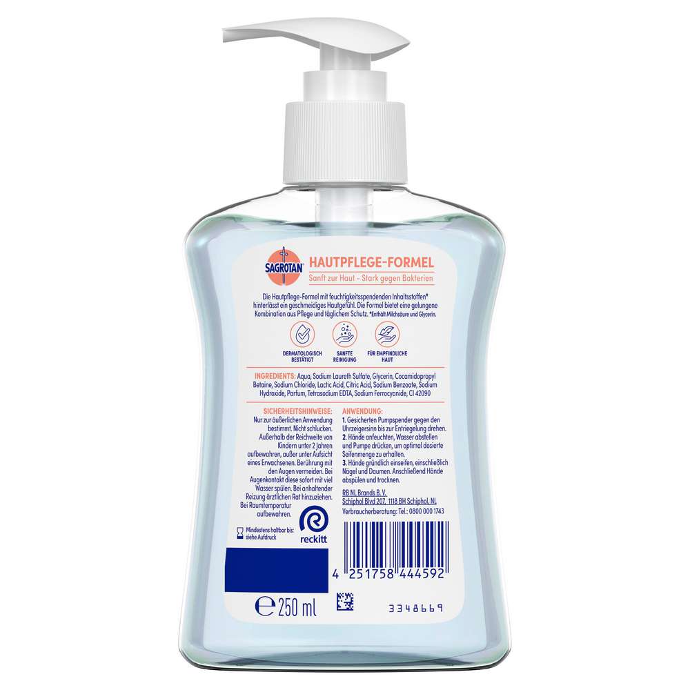 Produktabbildung Sagrotan Handseife, Extra Sensitiv