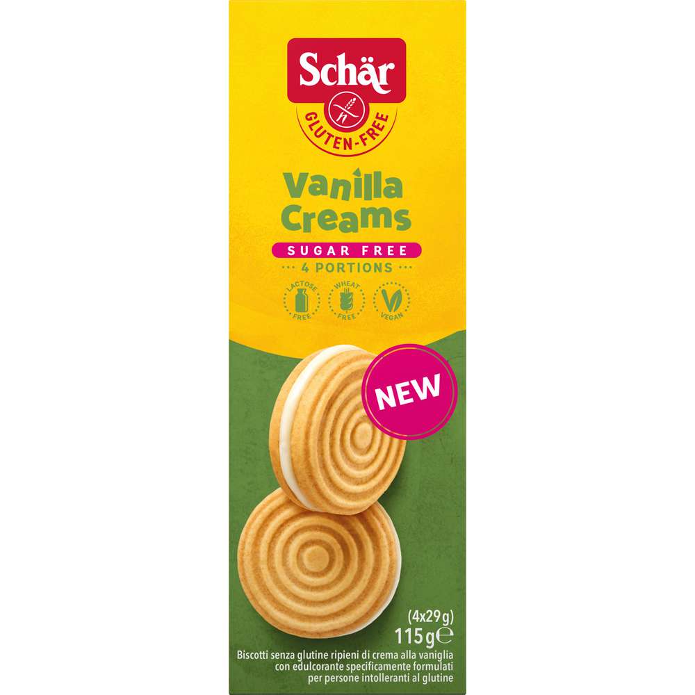 Produktabbildung Schär Vanilla Creams Sugarfree