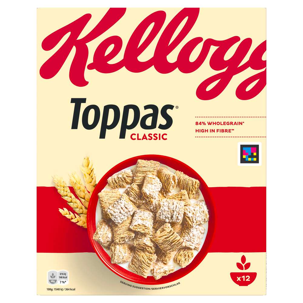 Produktabbildung Kellogg's Cerealien Toppas, Classic