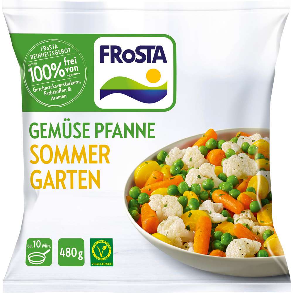 Produktabbildung Frosta Gemüsepfanne Sommergarten, tiefgekühlt