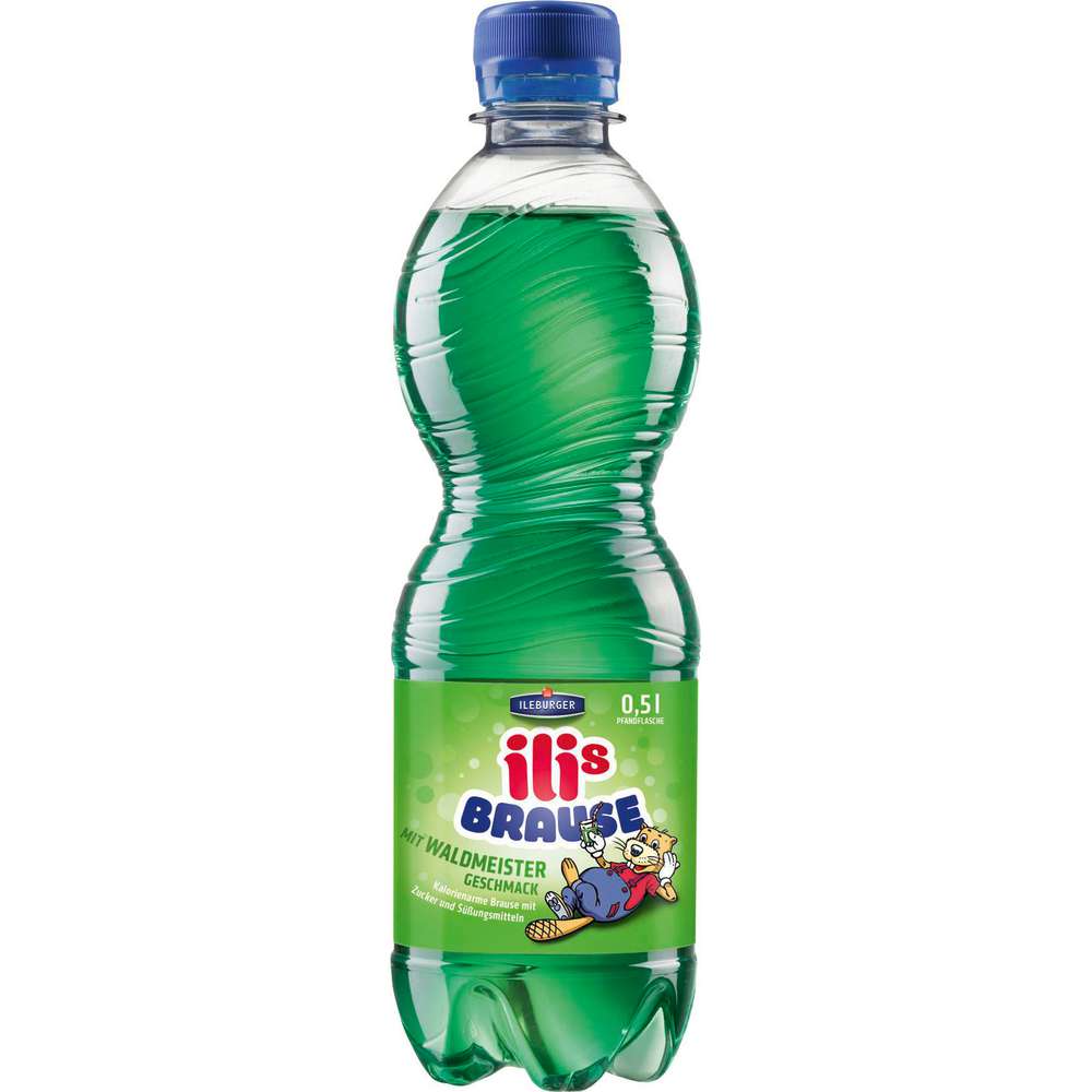 Produktabbildung Ileburger Sachsen Quelle Limonade, Waldmeister-Geschmack