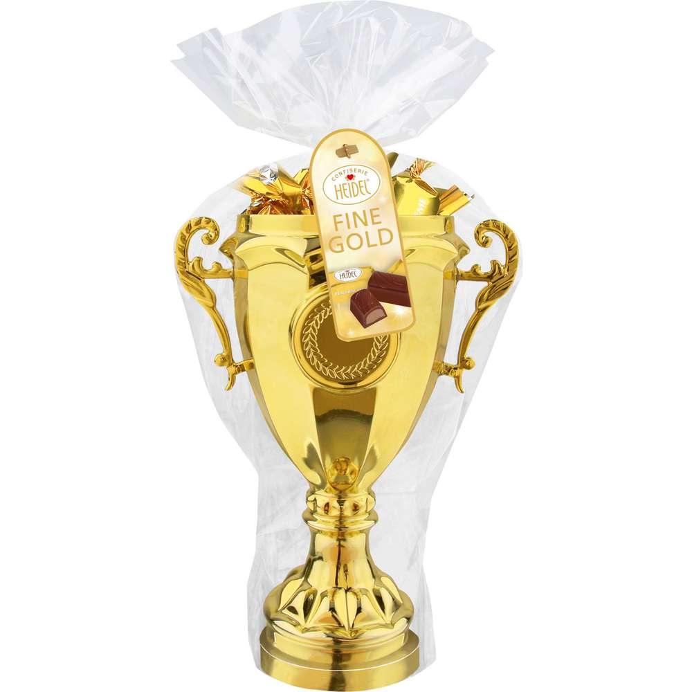 Produktabbildung Confiserie Heidel Gold Pokal Pralinenfüllung