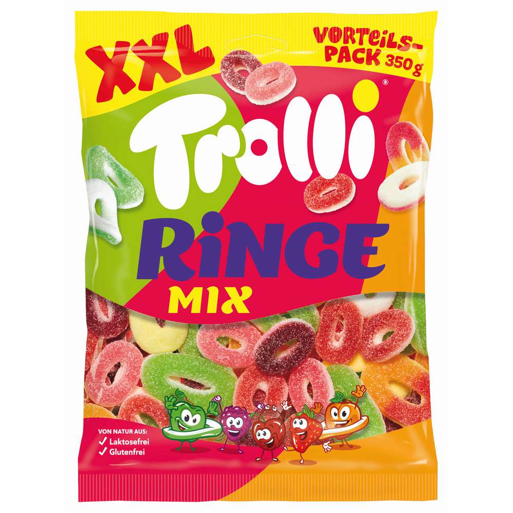 Produktabbildung Trolli Fruchtgummi Ringe-Mix XXL