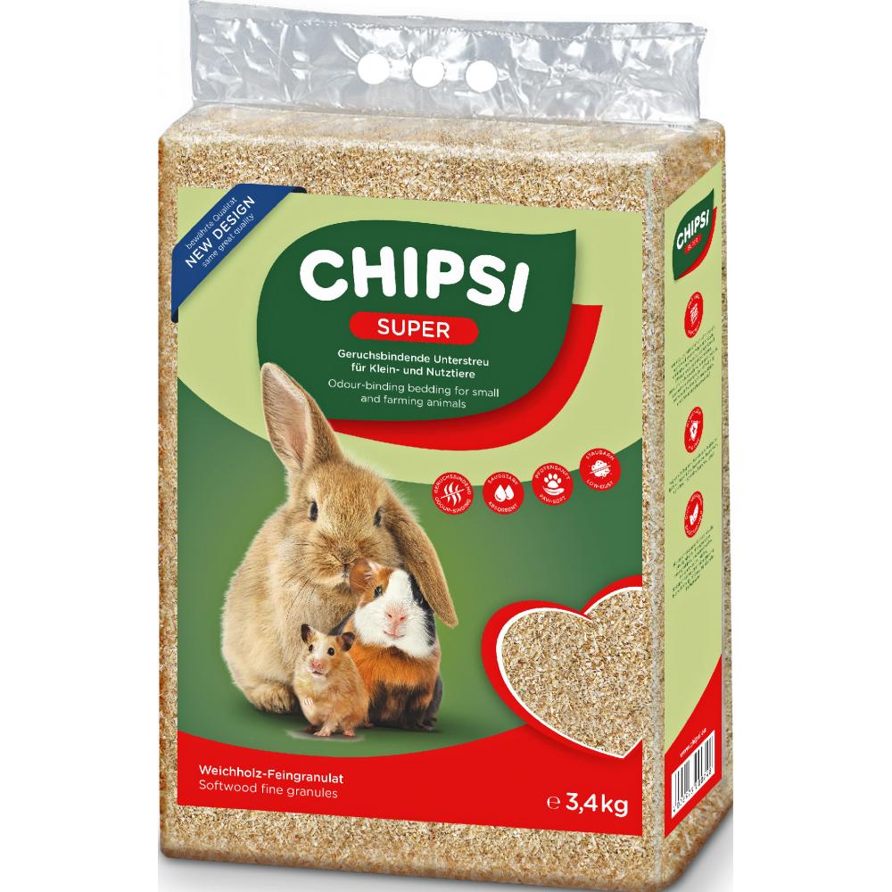 Produktabbildung keine Marke Chipsi Super Nagereinstreu, 3,4 kg