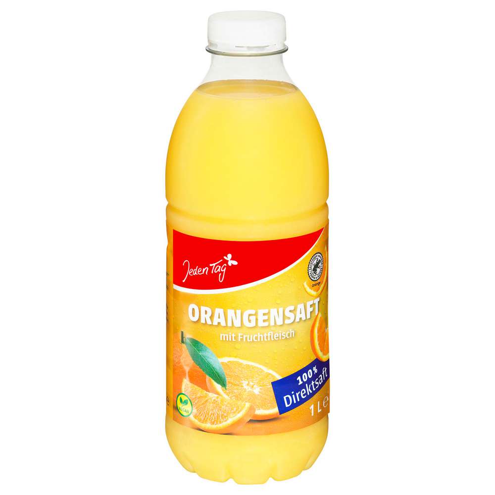 Produktabbildung Jeden Tag Orangensaft mit Fruchtfleisch