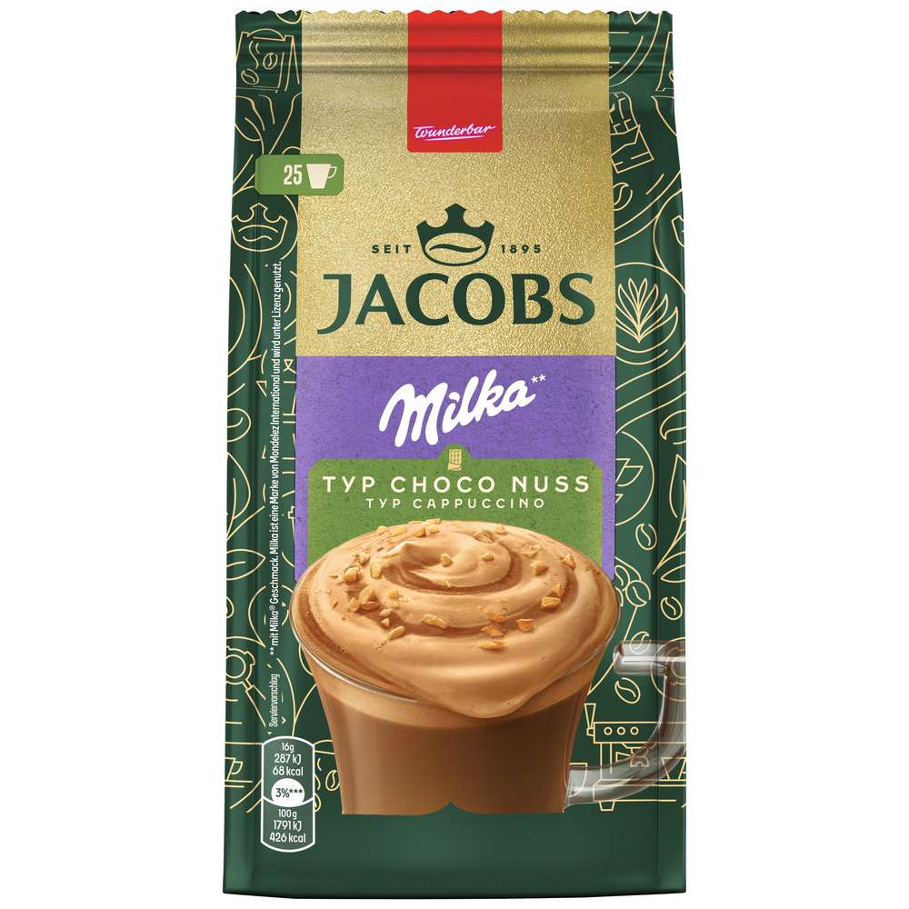 Produktabbildung Jacobs Cappuccino Milka, Choco-Nuss