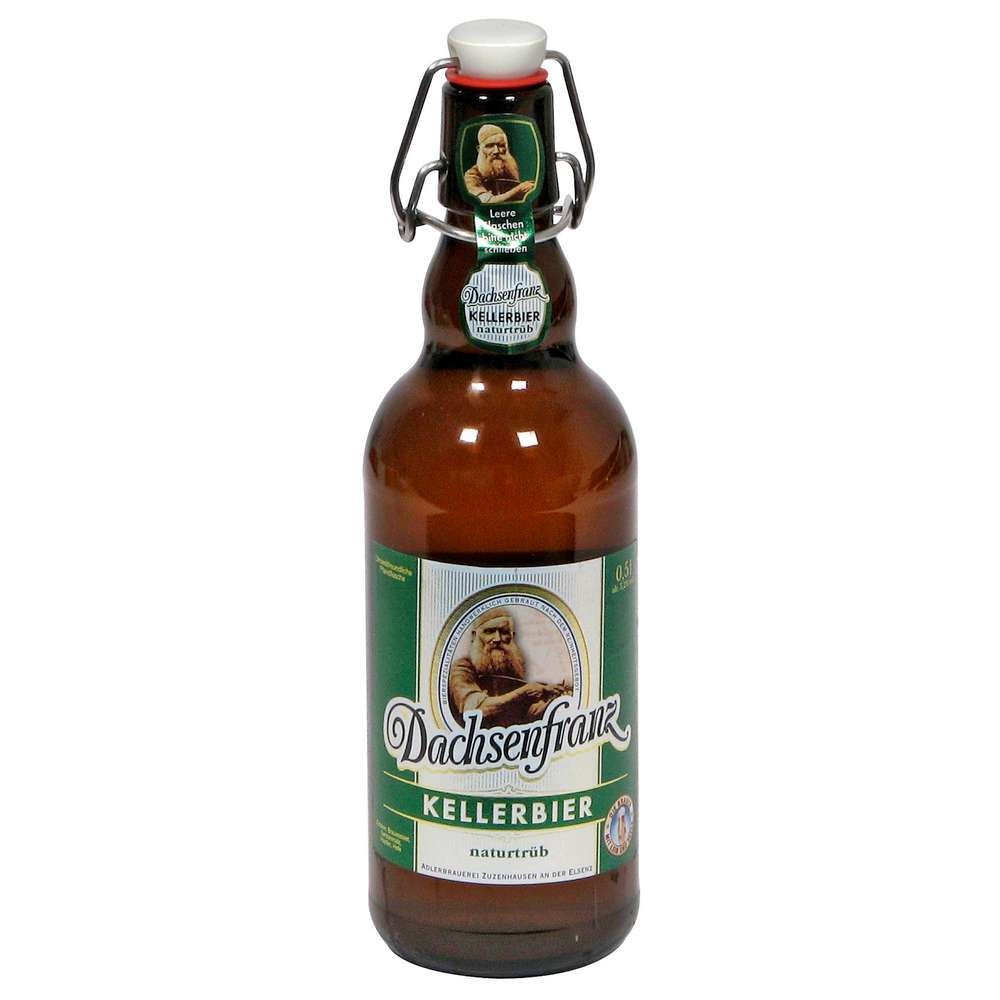 Produktabbildung Dachsenfranz Kellerbier 5,2% (12x 0,500 Liter)