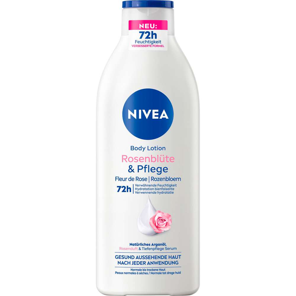 Produktabbildung Nivea Bodylotion, Rosenblüte