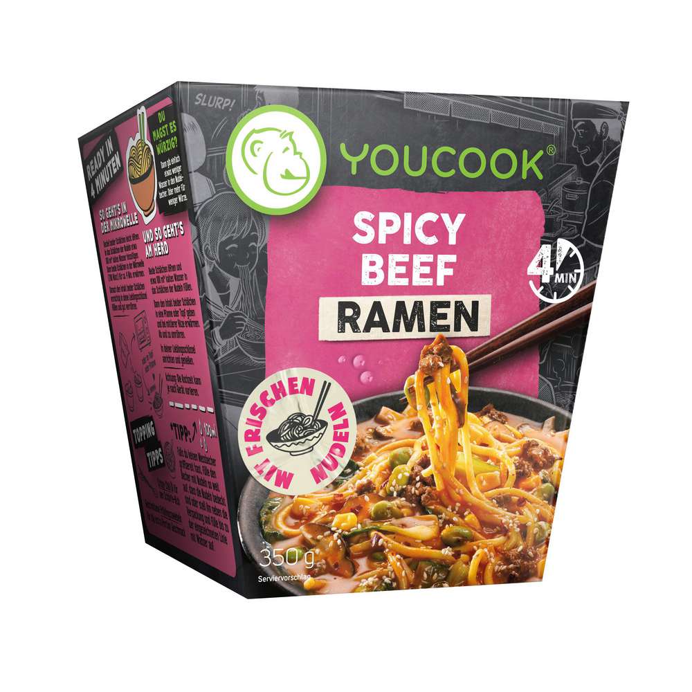 Produktabbildung Youcook Spicy Beef Ramen