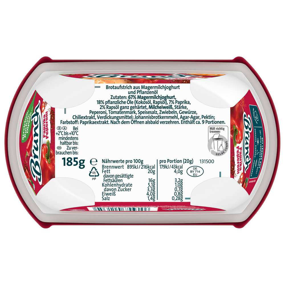 Produktabbildung Brunch Brotaufstrich, Peperoni