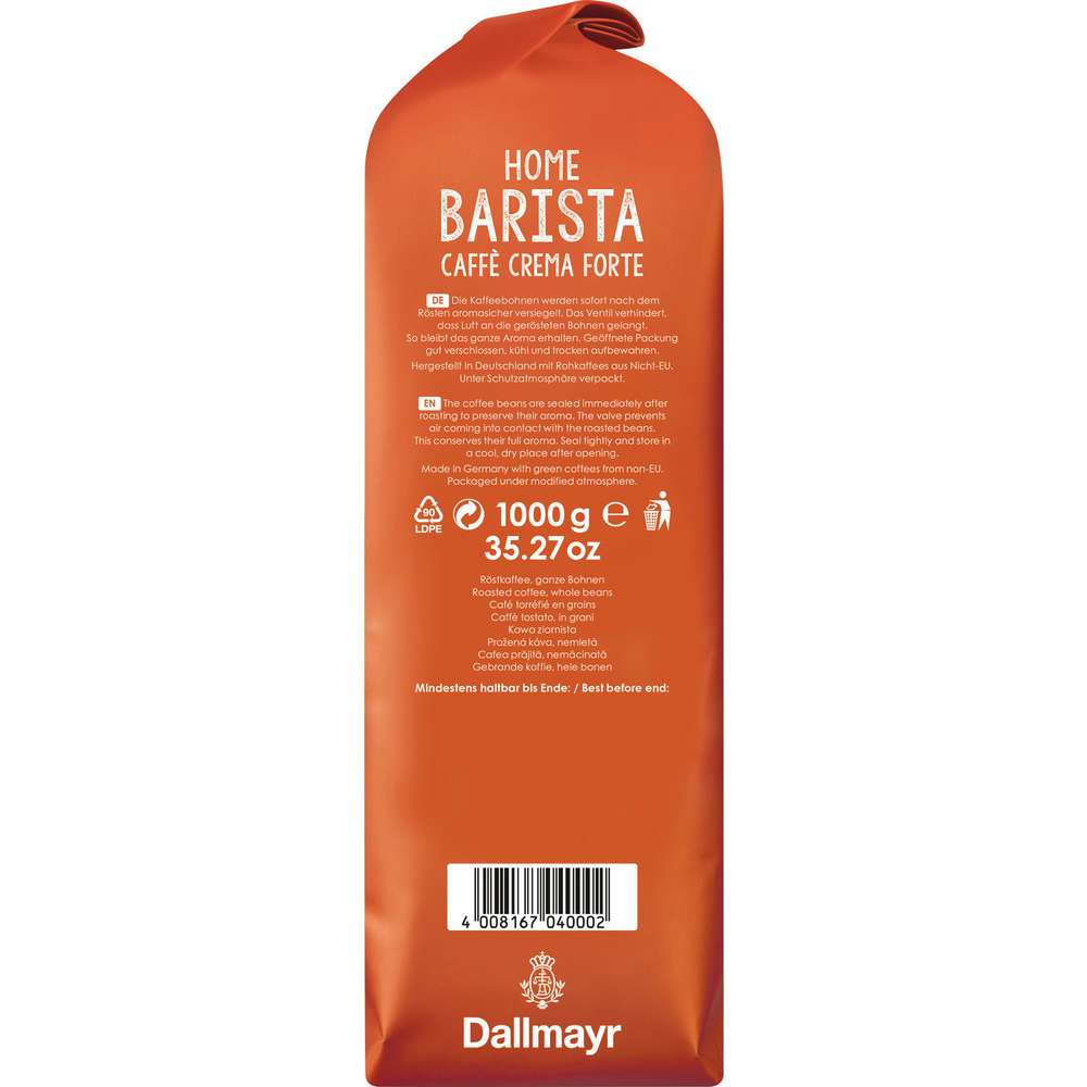 Produktabbildung Dallmayr Home Barista, Caffè Crema Forte