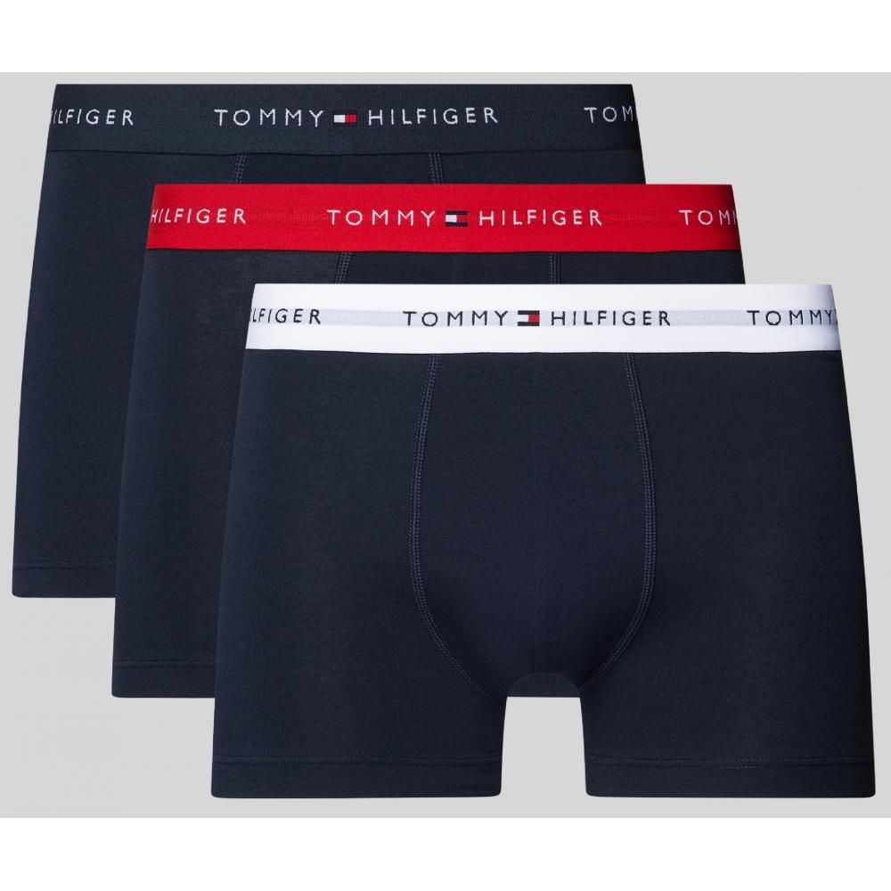 Produktabbildung keine Marke Tommy Hilfiger, Lacoste, Hugo Boss oder Calvin Klein Herren-Retros oder -T-Shirts, je 3er-Pack