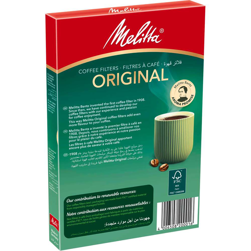Produktabbildung Melitta Filtertüten Original