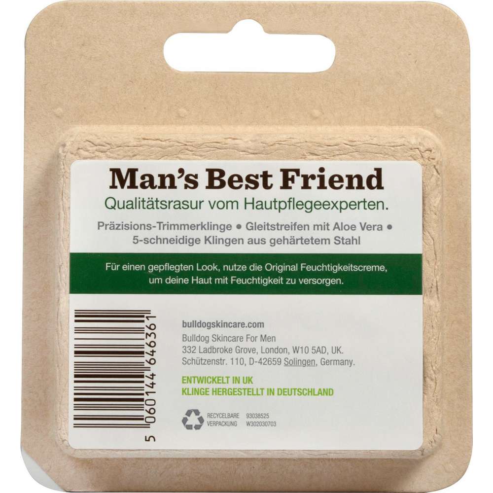 Produktabbildung Bulldog Rasierklingen, Original