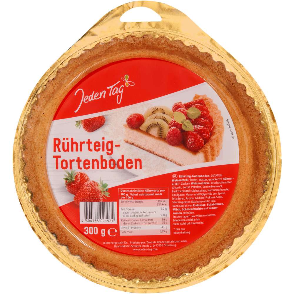 Produktabbildung Jeden Tag Rührteigtortenboden