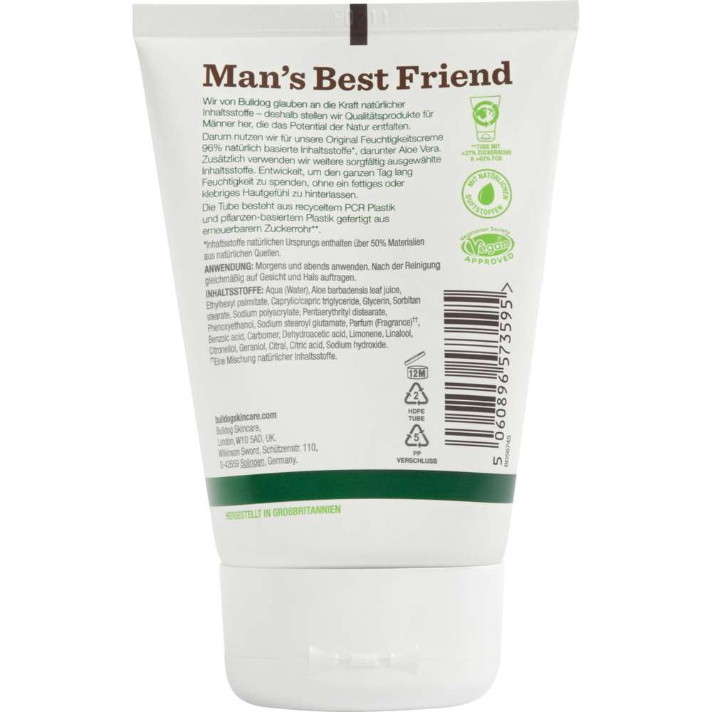 Produktabbildung Bulldog Feuchtigkeitscreme, Original