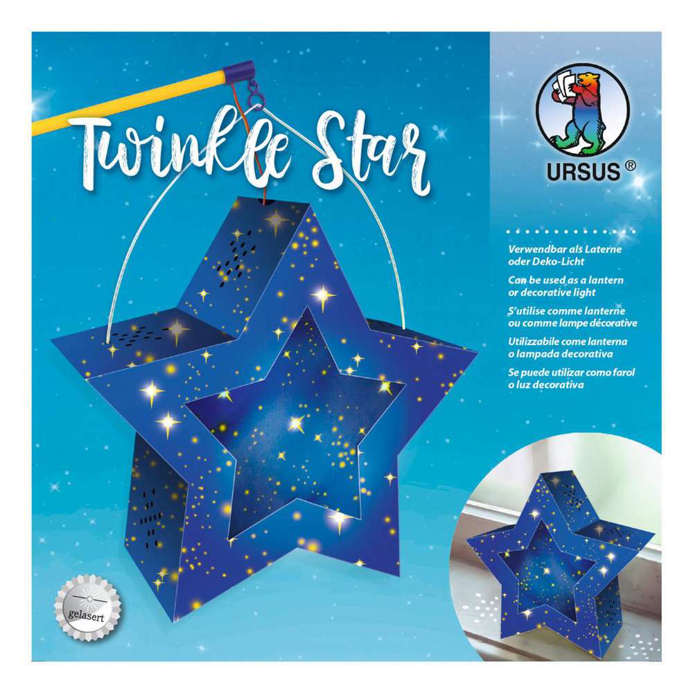 Produktabbildung Ursus Laternen Bastelset Twinkle Star Sternenhimmel
