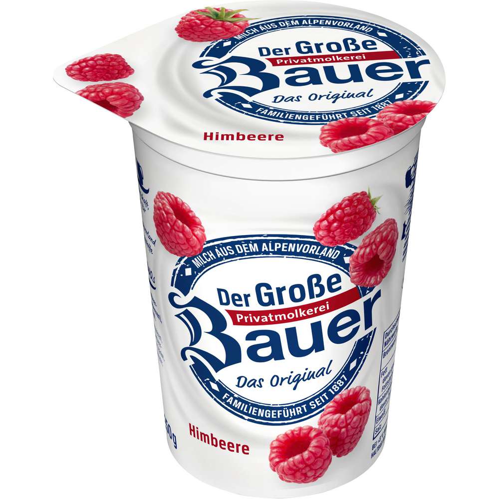 Produktabbildung Bauer Fruchtjoghurt Der große Bauer, Himbeere