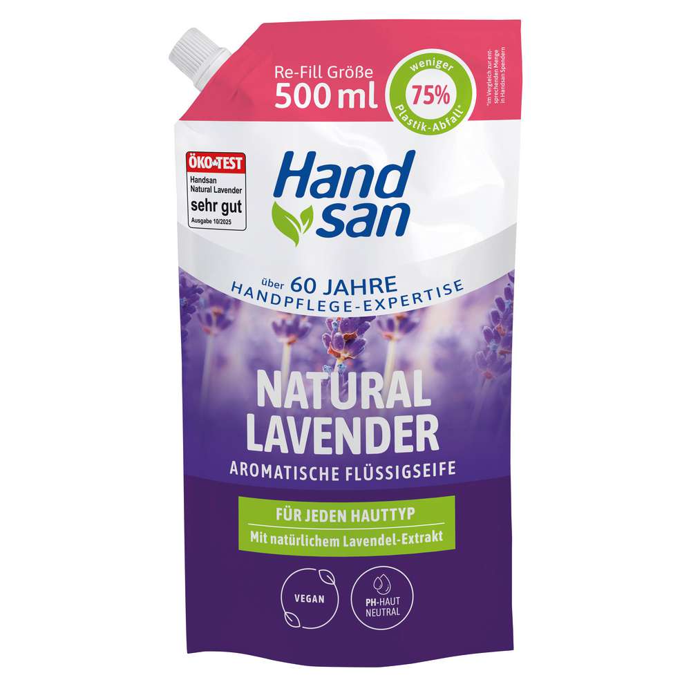 Produktabbildung Handsan Seife Nachfüller, Lavendel