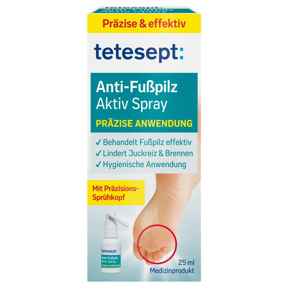 Produktabbildung tetesept Anti-Fußpilz Aktiv Spray