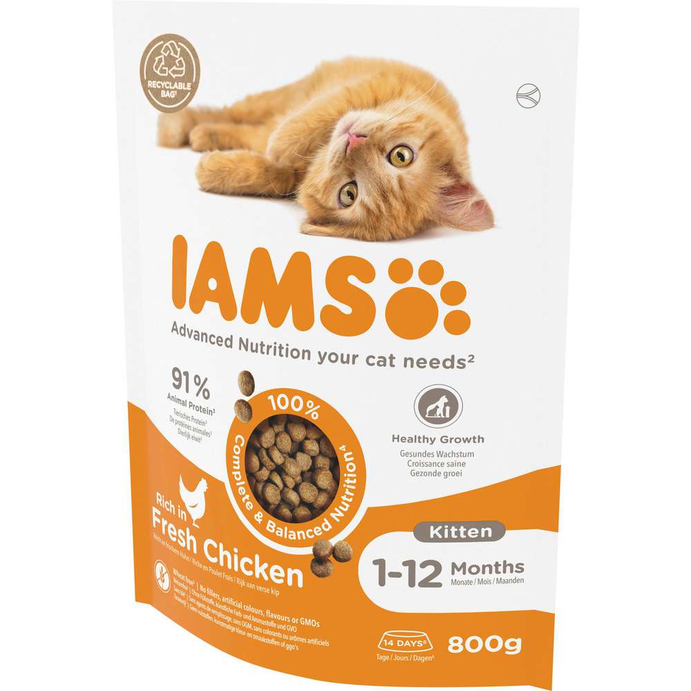 Produktabbildung IAMS Katzen-Trockenfutter Kitten, Huhn