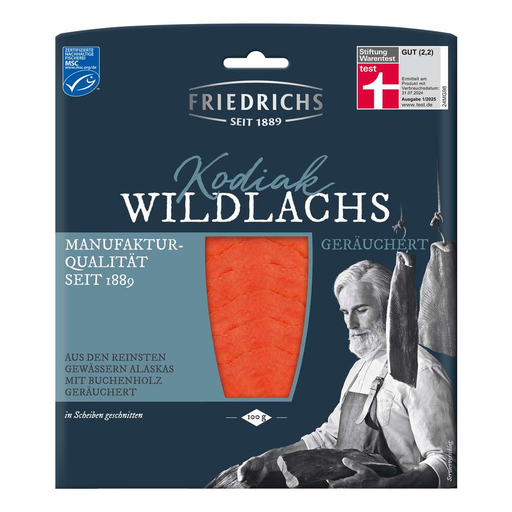 Produktabbildung Friedrichs Premium Kodiak Wildlachs, Graved