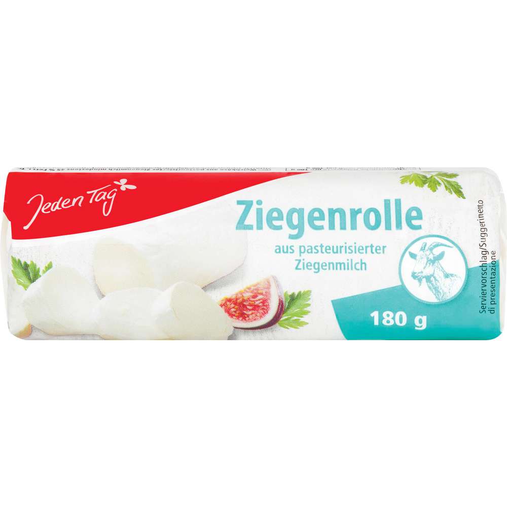 Produktabbildung Jeden Tag Ziegenweichkäserolle
